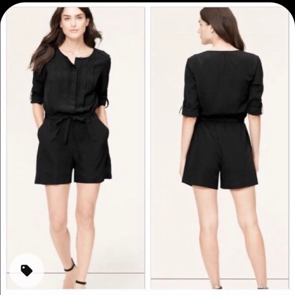 LOFT Long Sleeve Romper